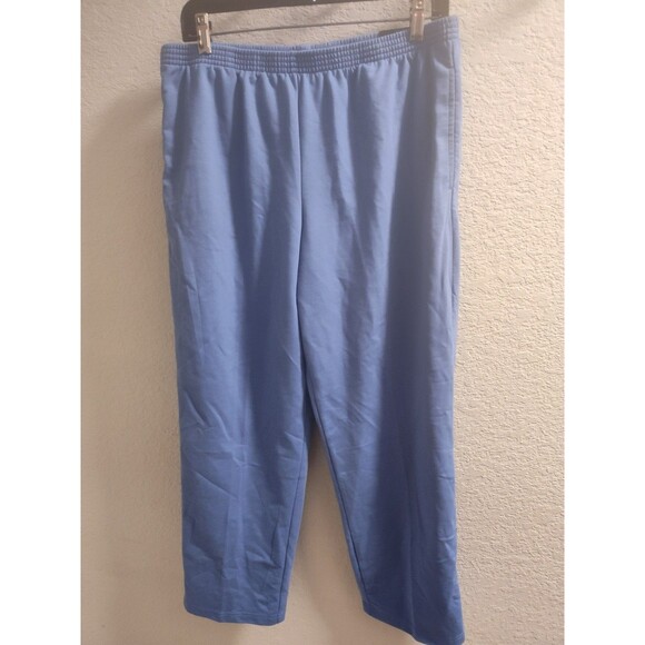 Alfred Dunner Women’s Classic Fit Pants Proportioned Short Periwinkle Medium NWT - Picture 1 of 8